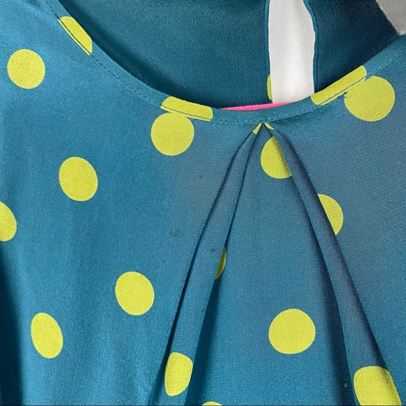 Anthropologie girls from Savoy polka dot silk dress 2 - Picture 4 of 12